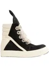 Rick Owens Concordians Jumbolace Geobasket In Black