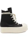Rick Owens Lace-up Platform Sneakers In Black