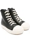 Rick Owens Lace-up Sneakers In Black