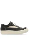 Rick Owens Lace-up Sneakers In Black