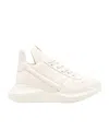 Rick Owens Low Top Sneakers With Chunky Rubber Sole In White