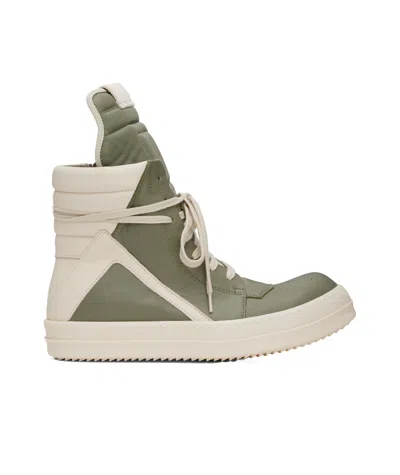Rick Owens Laced Sneakers In Nude