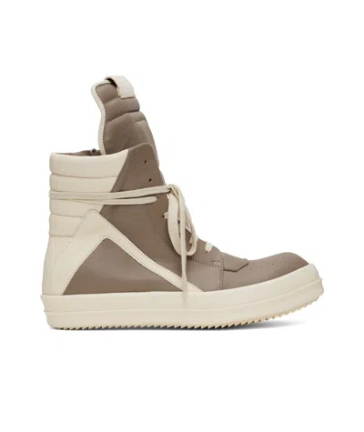 Rick Owens Laced Sneakers In Nude
