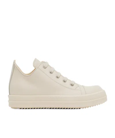Rick Owens Laced Sneakers In Nude | ModeSens