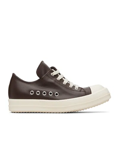 Rick Owens Lace-up Sneakers In Brown
