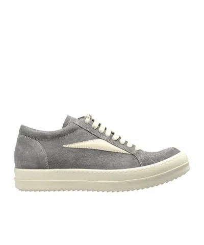 Rick Owens Lace-up Sneakers In Gray