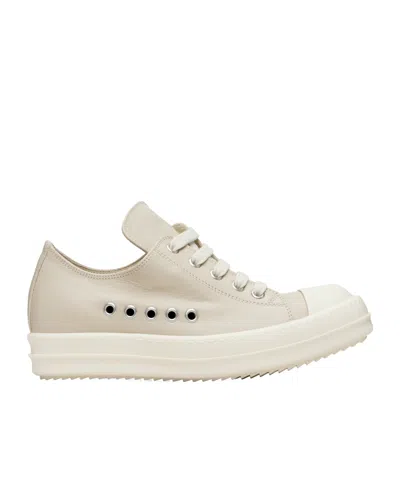 Rick Owens Lace-up Sneakers In Neutral