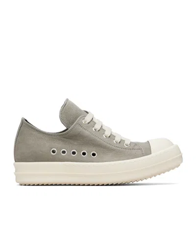 Rick Owens Lace-up Sneakers In White