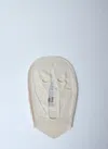Rick Owens Distressed Wool Balaclava In Beige