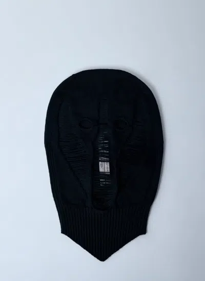 RICK OWENS LADDERED WOOL BALACLAVA