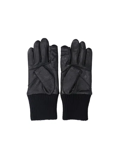 Rick Owens Lamb Nappa Gloves In White