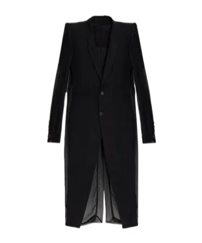 RICK OWENS RICK OWENS SINGLE-BREASTED COAT