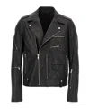 Rick Owens Cropped Jumbo Bauhaus Stooges Jacket In Black