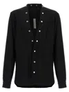 Rick Owens Larry Fogpocket Shirt And Blouse Black In Black
