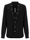 Rick Owens Larry Fogpocket Shirt In Black