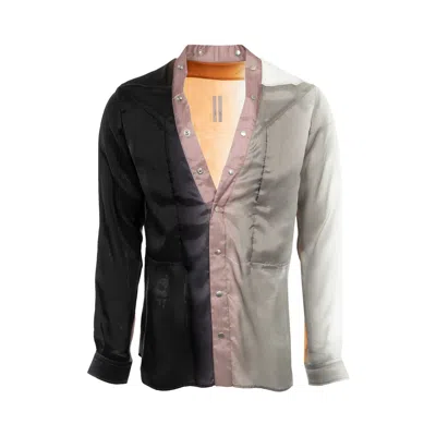 Pre-owned Rick Owens Larry Fogpocket Shirt 'lido Degrade' | Multi-color | Men's Size 48