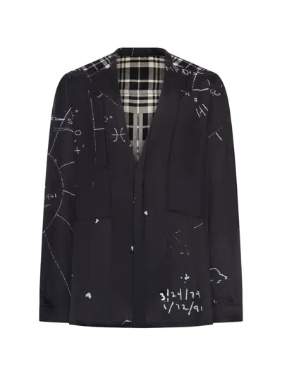 Rick Owens Larry Plaid Shirt In Blue