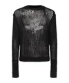 Rick Owens Las Palmas-knit Sweater In Black
