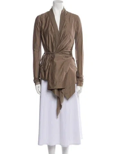 Pre-owned Rick Owens Late 2000's - Early 2010's Jacket In Neutral