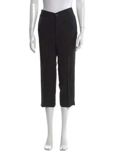 Pre-owned Rick Owens Late 2000's - Early 2010's Straight Leg Pants In Black