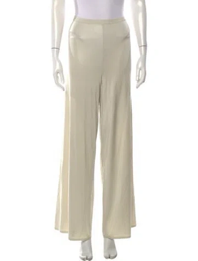 Pre-owned Rick Owens Late 2000's - Early 2010's Wide Leg Pants In Neutrals