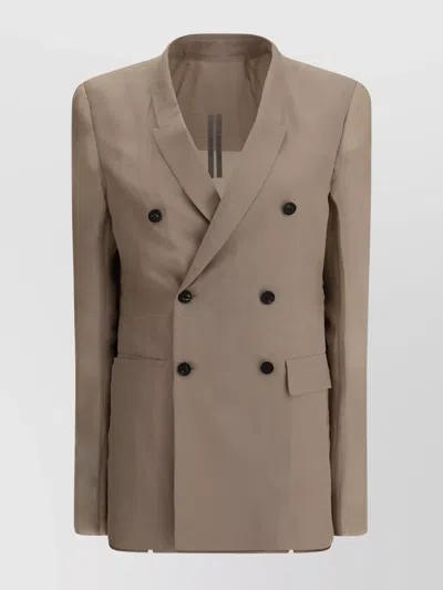 Rick Owens Blazers & Vests In Brown