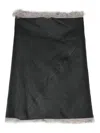 Rick Owens Women Leahter Shearling Cape