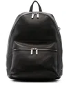 Rick Owens Leather Backpack In Black
