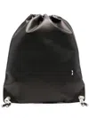 Rick Owens Leather Backpack In Black