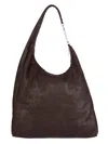 Rick Owens Zip-open Shoulder Bag In Brown