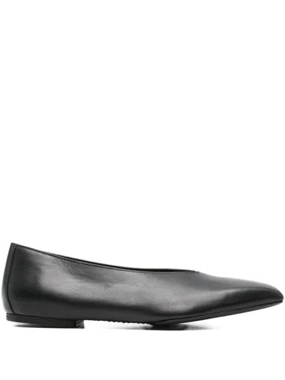 RICK OWENS RICK OWENS LEATHER BALLET FLATS