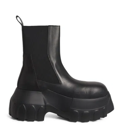 Rick Owens Beatle Mega Tractor Boots In Black