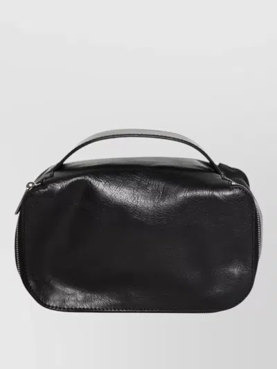 Rick Owens Leather Beauty Top Handle Purse Cardholder