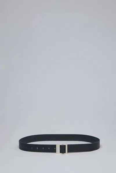 Rick Owens Leather Belt - Stooges Belt In Black