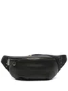 Rick Owens Leather Belt Bag In Black