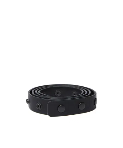 Rick Owens Leather Belt In Black