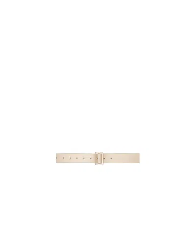Rick Owens Leather Belt In Nude