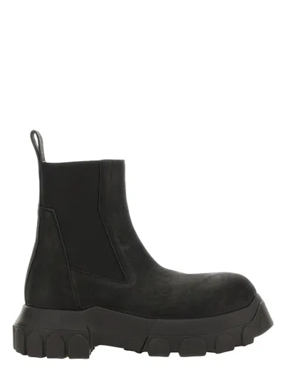 RICK OWENS RICK OWENS LEATHER BOOT