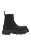 Rick Owens Leather Boot In Black