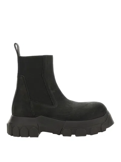 RICK OWENS LEATHER BOOT