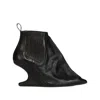Rick Owens Leather Boots In Black