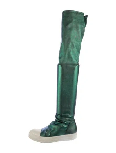 Pre-owned Rick Owens Leather Boots