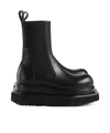 RICK OWENS LEATHER BOOTS