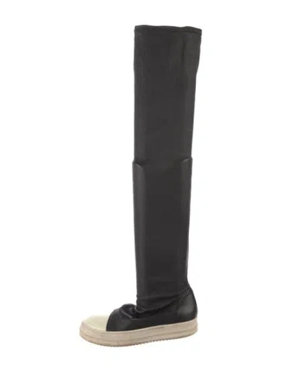 Pre-owned Rick Owens Leather Boots In Multi