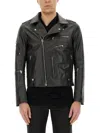 Rick Owens Bauhaus Stooges Leather Jacket In Black
