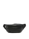 Rick Owens Leather Belt Bag In Black
