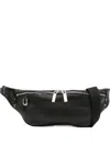 Rick Owens Leather Bumbag In Black