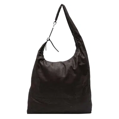 Pre-owned Rick Owens Leather Gemini Bag 'mahogany' | Brown | Men's Size Onesize