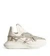 Rick Owens Leather Geth Low-top Sneakers In White