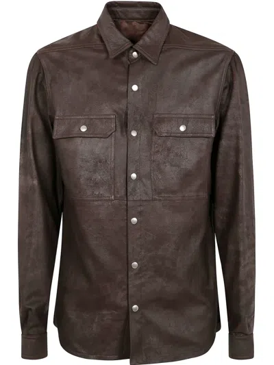 RICK OWENS LEATHER JACKET